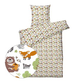 Baby sengetøj 70x100 - Skovens dyr - ProSleep Kids