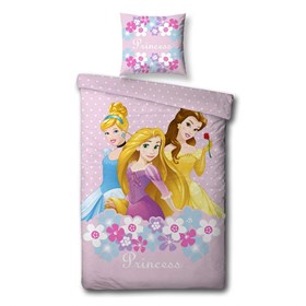 Børne sengetøj - Princess Fairytale - 140x200 cm 