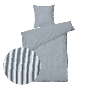 Junior sengesæt - 100x140 cm - Nano Krepp Blå