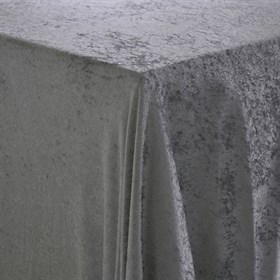 Dug - Nervøs Velour - Silver - 150x300 cm - Boligland