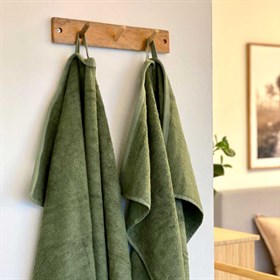Økologiske bambus håndklæder -  Green - Pakke med 4 dele - Norø