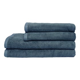 Økologiske bambus håndklæder - Dark Blue - Pakke med 4 dele - Norø 