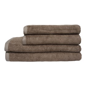Bambus håndklæder - 2 stk. 50x100cm + 2 stk. 70x140cm - Norø - Brown