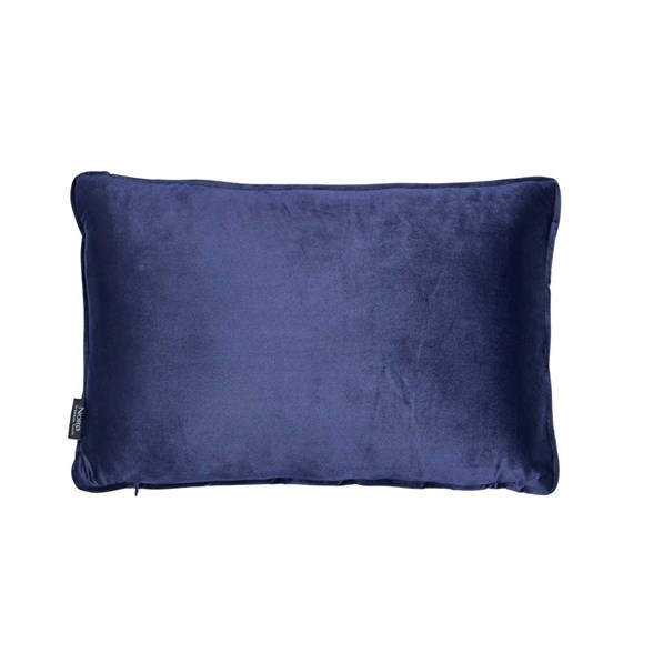 Velour sofapude 50x35 cm - Hilda - Mørk blå