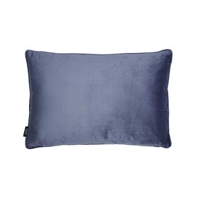 Velour sofapude 35x50 cm - Hilda - Støvet blå