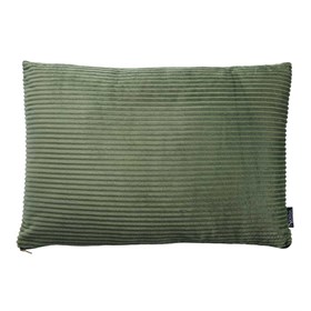 Fløjl sofapude 60x40 cm - Frigg - Mørkgrøn